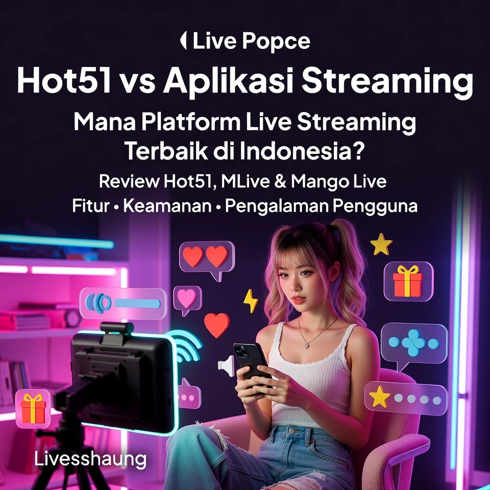 Hot51 vs Aplikasi Streaming Mana yang Lebih Cocok di Indonesia
