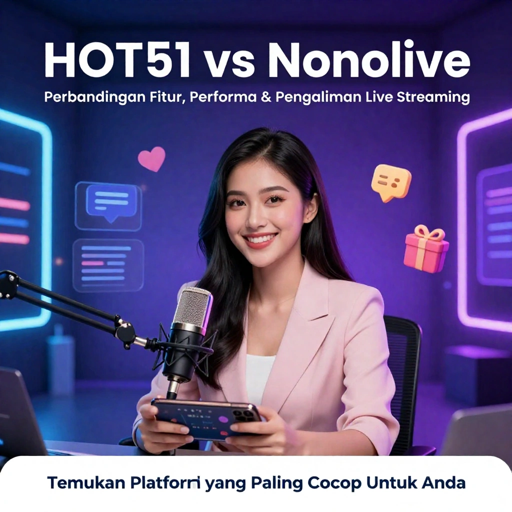 HOT51 vs NONOLIVE Perbandingan Lengkap Aplikasi Live Streaming