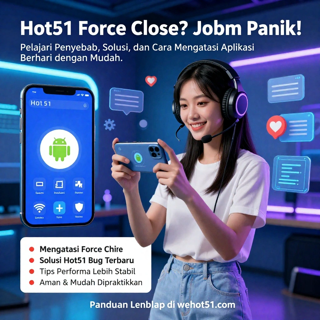 Hot51 Force Close Penyebab dan Cara Mengatasi Aplikasi Berhenti
