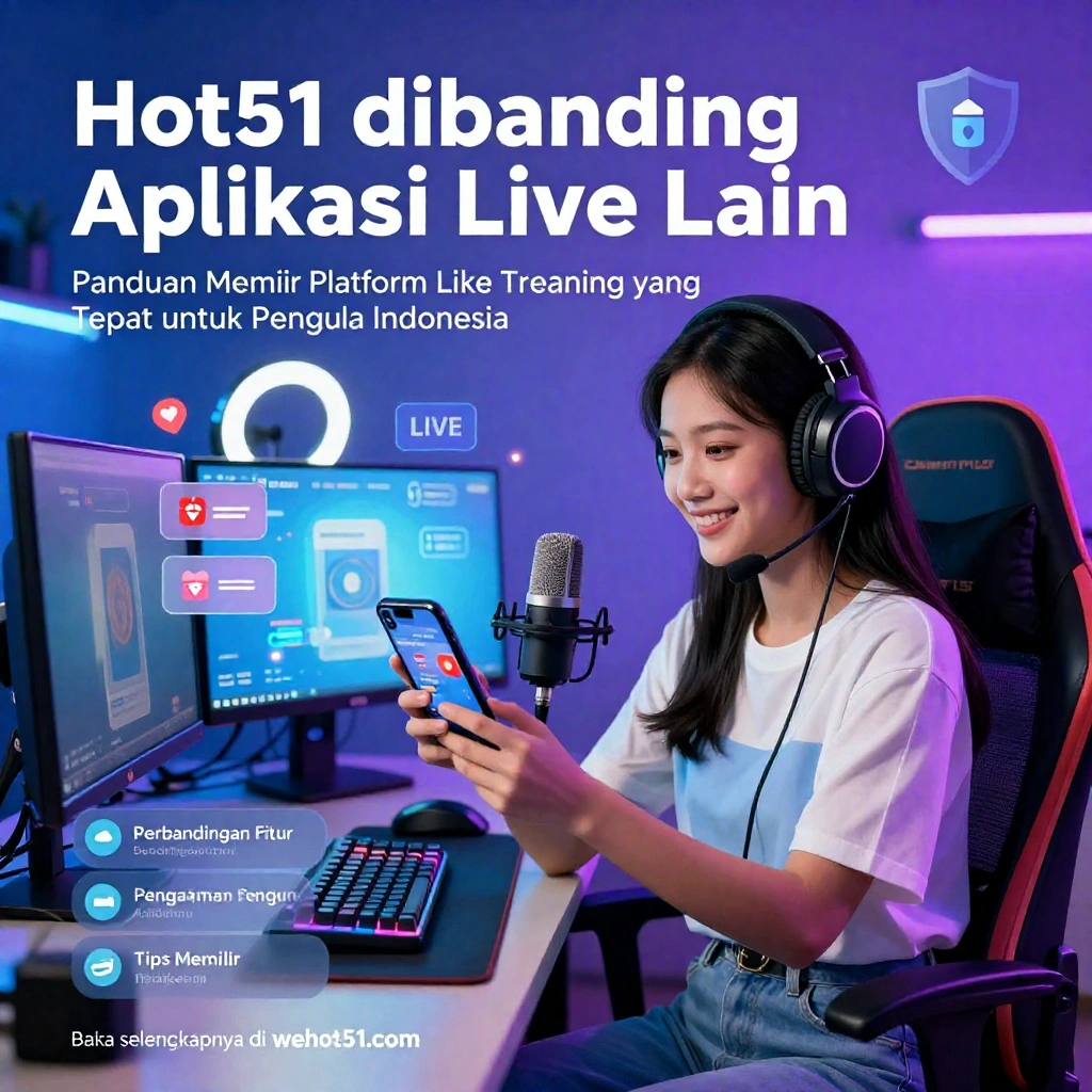Hot51 dibanding Aplikasi Live Lain