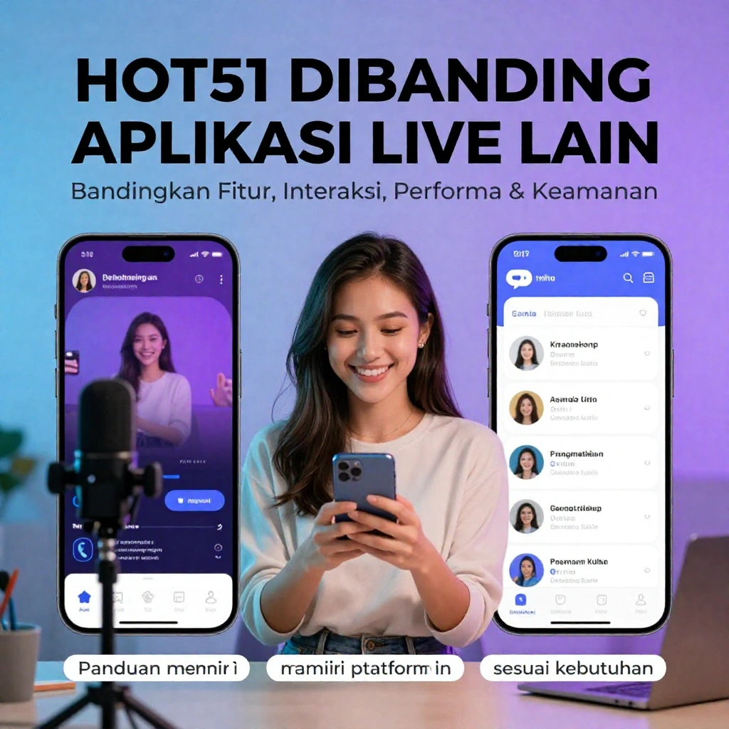Hot51 Dibanding Aplikasi Live Lain Mana yang Lebih Cocok