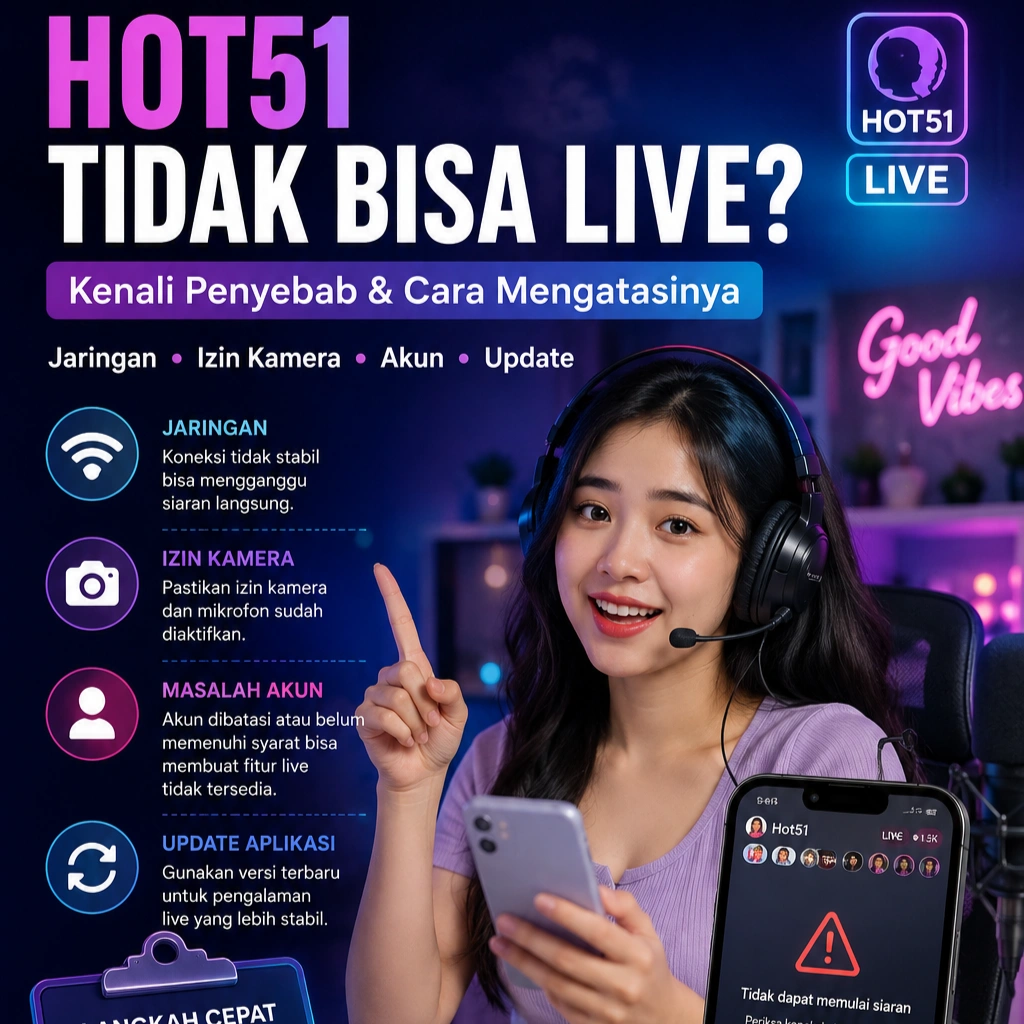 Hot51 Tidak Bisa Live