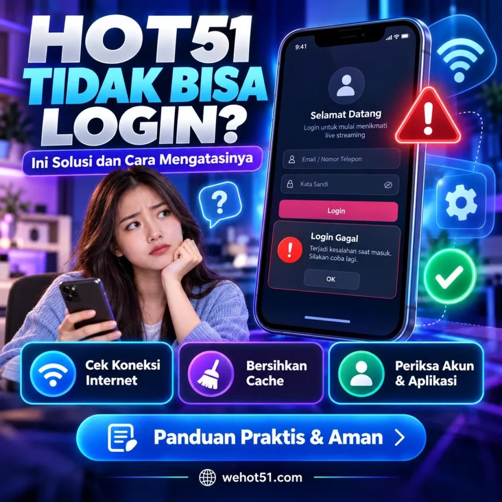 Hot51 Tidak Bisa Login Ini Solusi dan Cara Mengatasinya