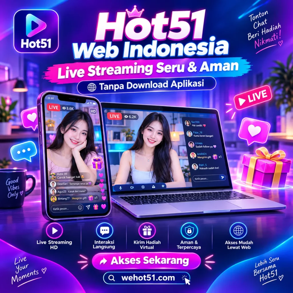 Hot51 Web Indonesia – Live Streaming Seru & Aman via Browser